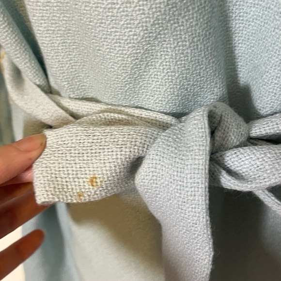 Vintage Karam New York Robe Womens 14 Floral Pockets Cottagecore 1970s - Picture 13 of 13